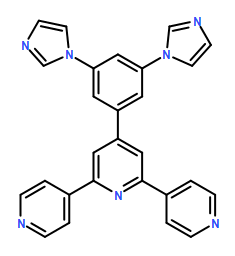 4'-(3,5-di(1H-imidazol-1-yl)phenyl)-4,2':6',4''-terpyridine