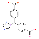 benzoic acid, 4,4'-(1h-1,2,4-triazol-1-ylmethylene)bis-