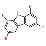 1,3,6,8-Tetrabromocarbazole