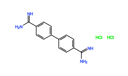 [1,1'-biphenyl]-4,4'-bis(carboximidamide) dihydrochloride