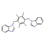 1,4-bis(benzimidazol-1-ylmethyl)-2,3,5,6-tetramethylbenzene