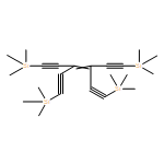 Silane, 1,1'-[3,4-bis[2-(trimethylsilyl)ethynyl]-3-hexene-2,5-diyne-1,6-diyl]bis[1,1,1-trimethyl-