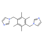 1,1'-((2,3,5,6-tetramethyl-1,4-phenylene)bis(methylene))bis(1H-imidazole)