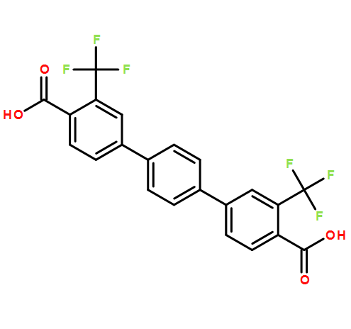 3,3''-bis(trifluoromethyl)-[1,1':4',1''-terphenyl]-4,4''-dicarboxylic acid