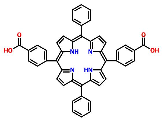5,15-diphenyl-10,20-di(4-carboxyphenyl)porphine