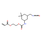 2-Propenoic acid, 2-[[[[5-(isocyanatomethyl)-3,3-dimethylcyclohexyl]amino]carbonyl]oxy]ethyl ester