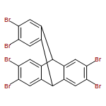 9,10[1',2']-Benzenoanthracene, 2,3,6,7,14,15-Hexabromo-9,10-Dihydro-
