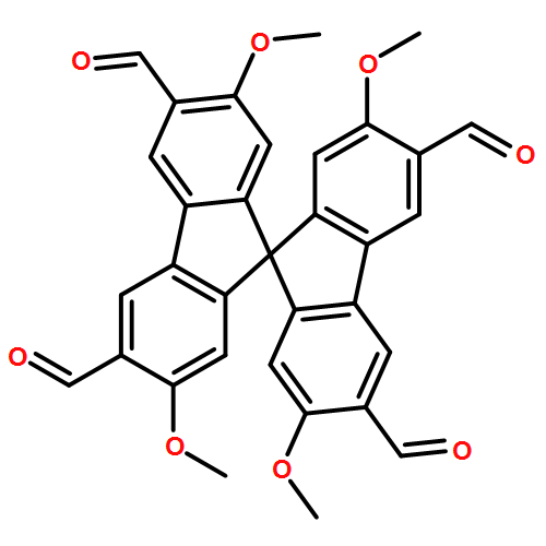 9,9'-Spirobi[9H-fluorene]-3,3',6,6'-tetracarboxaldehyde, 2,2',7,7'-tetramethoxy-