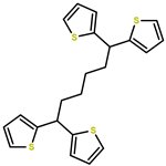 Thiophene, 2,2',2'',2'''-(1,6-hexanediylidene)tetrakis-