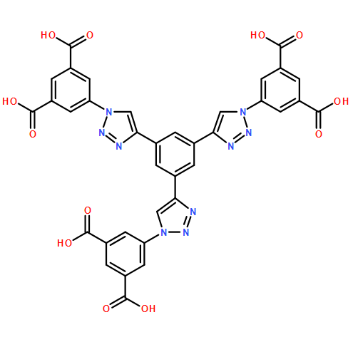 1,3-Benzenedicarboxylic acid, 5,5',5''-[1,3,5-benzenetriyltris(1H-1,2,3-triazole-4,1-diyl)]tris-
