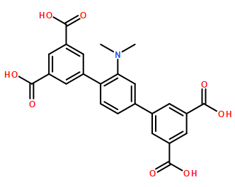 2'-(dimethylamino)-[1,1':4',1''-terphenyl]-3,3'',5,5''-tetracarboxylic acid