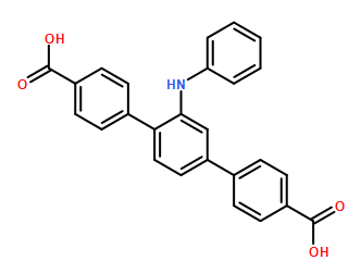 2'-(phenylamino)-[1,1':4',1''-terphenyl]-4,4''-dicarboxylic acid