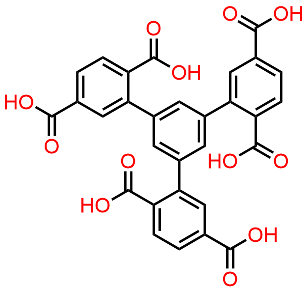 5'-(2,5-dicarboxyphenyl)-[1,1':3',1''-terphenyl]-2,2'',5,5''-tetracarboxylic acid