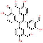 benzaldehyde, 3,3',3'',3'''-(1,2-ethenediylidene)tetrakis[6-hydroxy-