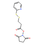 propanoic acid,3-(2-pyridinyldithio)-, 2,5-dioxo-1-pyrrolidinyl ester