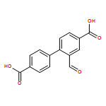 [1,1'-Biphenyl]-4,4'-dicarboxylic acid, 2-formyl-
