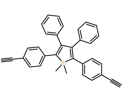 Silacyclopenta-2,4-diene, 2,5-bis(4- ethynylphenyl)-1,1-dimethyl-3,4-diphenyl-