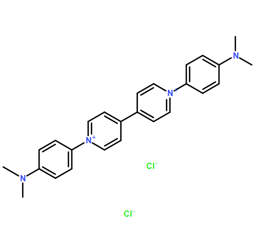 4,4'-Bipyridinium, 1,1'-bis[4-(dimethylamino)phenyl]-, chloride (1:2)