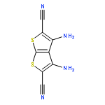 thieno[2,3-b]thiophene-2,5-dicarbonitrile, 3,4-diamino- (en)