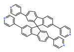 4,4',4'',4'''-(9,9'-spirobi[9H-fluorene]-2,2',7,7'-tetrayl)tetrakis-Pyridine