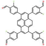 4,4',4'',4'''-(1,9-dihydropyrene-1,3,6,8-tetrayl)tetrakis(2-fluorobenzaldehyde)
