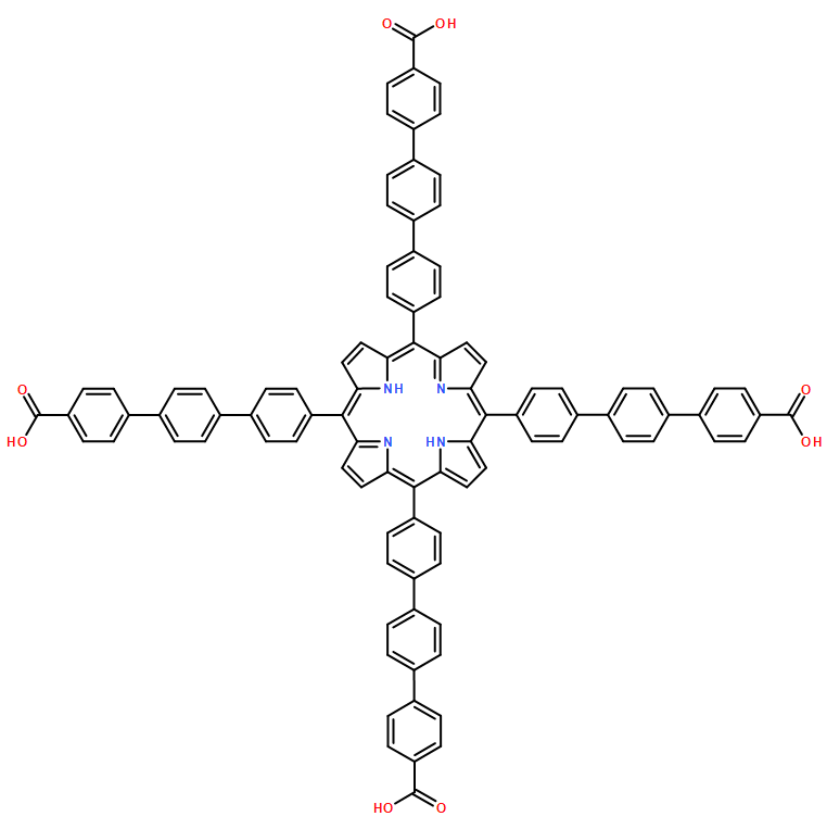 4',4''',4''''',4'''''''-(21H,23H-porphine-5,10,15,20-tetrayl)tetrakis-[1,1'-Terphenyl]-4-carboxylic acid
