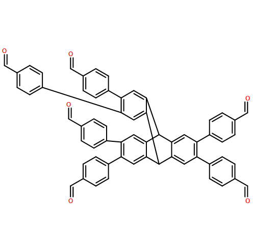 4,4',4'',4''',4'''',4'''''-(9,10-dihydro-9,10-[1,2]benzenoanthracene-2,3,6,7,14,15-hexayl)hexabenzaldehyde