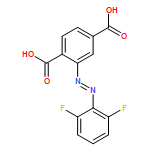 2-[(1E)-2-(2,6-二氟苯基)偶氮基]-1,4-对苯二甲酸