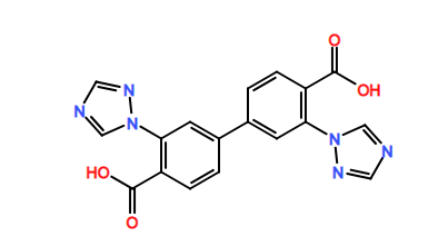 3,3'-二(1H-1,2,4-三唑-1-基)-[1,1'-联苯]-4,4'-二羧酸