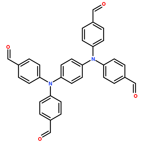 Benzaldehyde, 4,4',4'',4'''-(1,4-phenylenedinitrilo)tetrakis-