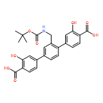 2'-[[[(1,1-dimethylethoxy)carbonyl]amino]methyl]-3,3''-dihydroxy-[1,1':4',1''-Terphenyl]-4,4''-dicarboxylic acid