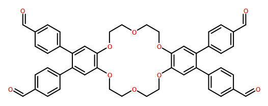 4,4',4'',4'''-(6,7,9,10,17,18,20,21-octahydrodibenzo[b,k][1,4,7,10,13,16]hexaoxacyclooctadecine-2,3,13,14-tetrayl)tetrabenzaldehyde