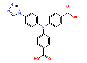 4,4'-((4-(4H-1,2,4-三唑-4-基)苯基)氮杂环己基)二苯甲酸