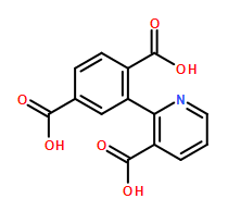 2-(3-carboxypyridin-2-yl)terephthalic acid