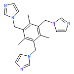 1,3,5-三(N-咪唑甲基)-2,4,6-三甲基苯