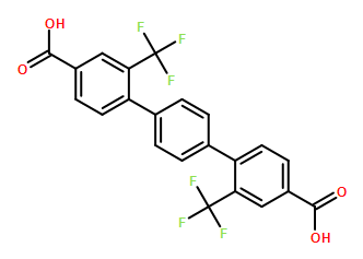 2,2''-Bis(trifluoromethyl)-[1,1':4',1"-terphenyl]-4,4"-dicarboxylic acid