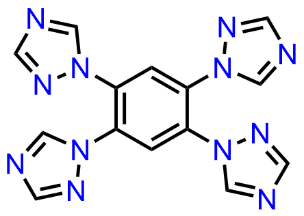 1,2,4,5-tetra(1H-1,2,4-triazol-1-yl)benzene