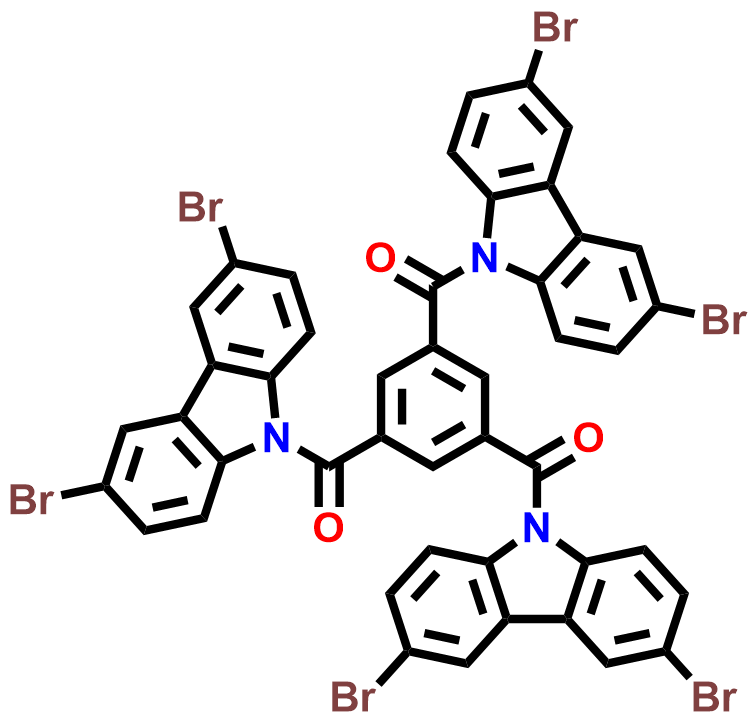 benzene-1,3,5-triyltris((3,6-dibromo-9H-carbazol-9-yl)methanone)