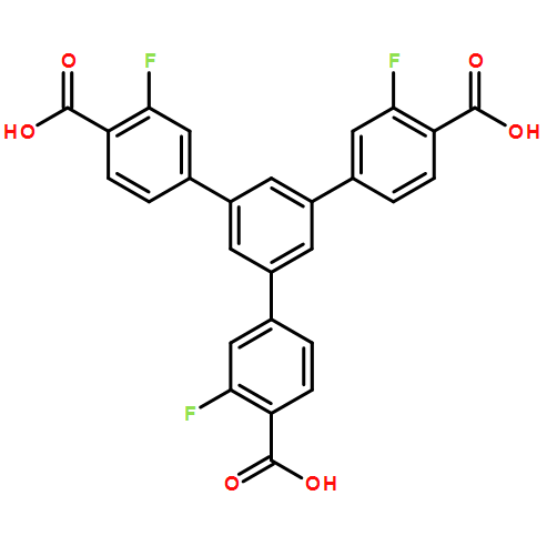 5'-(4-carboxy-3-fluorophenyl)-3,3''-difluoro-[1,1':3',1''-terphenyl]-4,4''-dicarboxylic acid