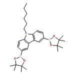 9-己基-3,6-双(4,4,5,5-四甲基-1,3,2-二氧杂环戊硼烷-2-基)-9H-咔唑