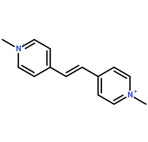 1-methyl-4-[2-(1-methylpyridin-1-ium-4-yl)ethenyl]pyridin-1-ium