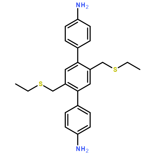 2',5'-bis((ethylthio)methyl)-[1,1':4',1''-terphenyl]-4,4''-diamine