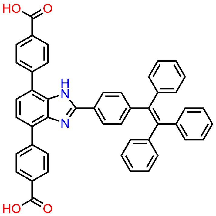 Benzoic acid, 4-​[4-​(4-​carboxyphenyl)​-​2-​[4-​(1,​2,​2-​triphenylethenyl)​phenyl]​-​1H-​benzimidazol-​7-​yl]​-