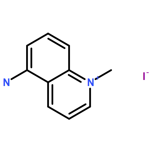 5-Amino-1-methylquinolinium iodide