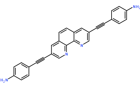 4,4'-((1,10-phenanthroline-3,8-diyl)bis(ethyne-2,1-diyl))dianiline