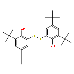 6,6'-disulfanediylbis(2,4-di-tert-butylphenol)