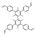 5',5''-bis(4-formylphenyl)-2',2'',4',4'',6',6''-hexamethyl-[1,1':3',1'':3'',1'''-Quaterphenyl]-4,4'''-dicarboxaldehyde