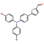 5-(4-(bis(4-bromophenyl)amino)phenyl)thiophene-2-carbaldehyde
