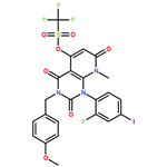 1-(2-fluoro-4-iodophenyl)-3-(4-methoxybenzyl)-8-methyl-2,4,7-trioxo-1,2,3,4,7,8-hexahydropyrido[2,3-d]pyrimidin-5-yl trifluoromethanesulfonate