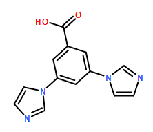 3,5-二(1H-咪唑-1-基)苯甲酸